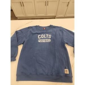 Vtg Indianapolis Colts Football REEBOK M Sweatshirt NFL Blue Gridiron Classic